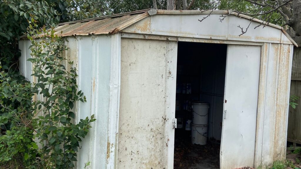 Shed demolition and removal in sacramento