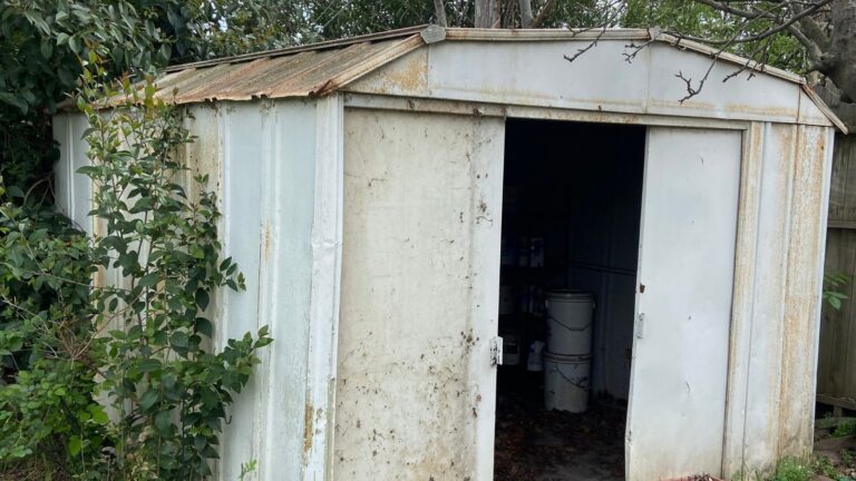 Shed demolition and removal in sacramento