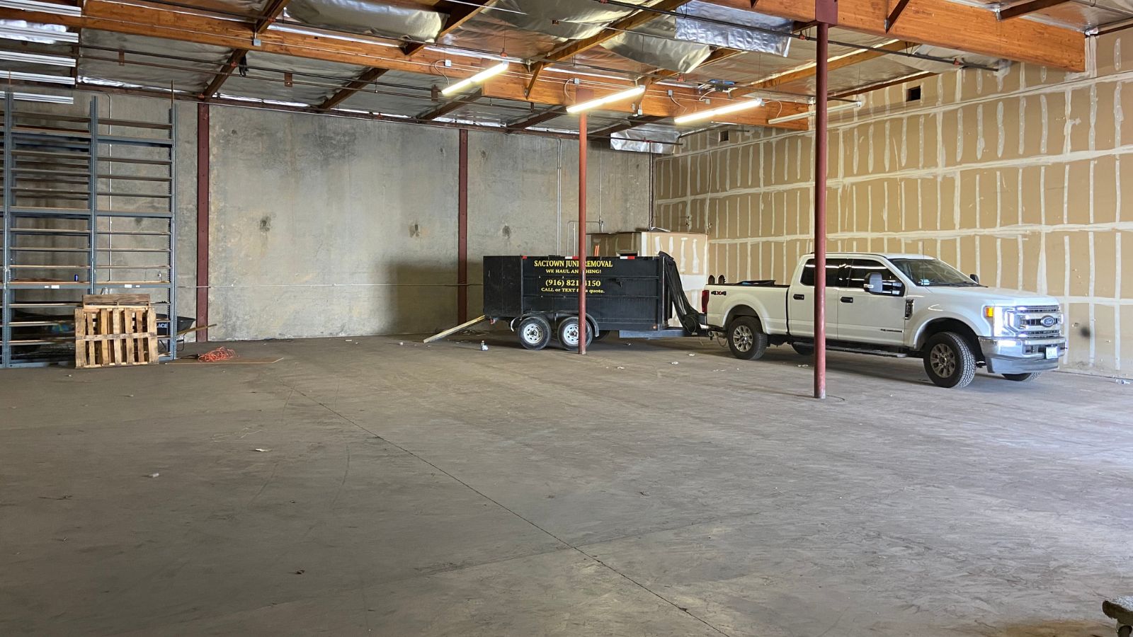 warehouse debris cleanup